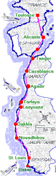 carte du trajet