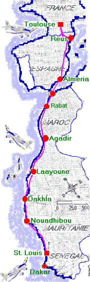 carte du trajet